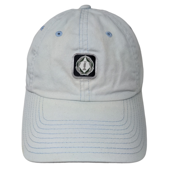 American Needle Men's Slideback Hat Light Blue Adjustable Embroidered Logo - Picture 1 of 12